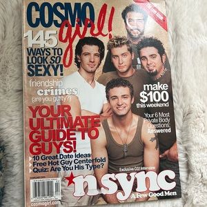 CosmoGirl Feb 2002 *NSYNC cover